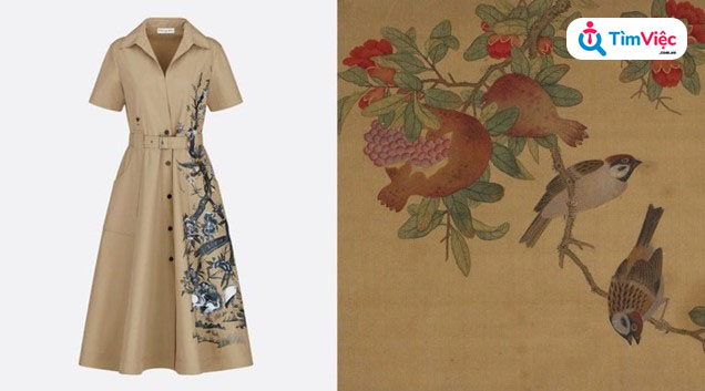 Nhà mốt xa xỉ Dior lại bị tố sao chép phong cách hội họa truyền thống Trung Quốc - Ảnh 1