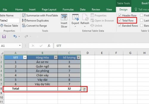 cách tính tổng trong excel9