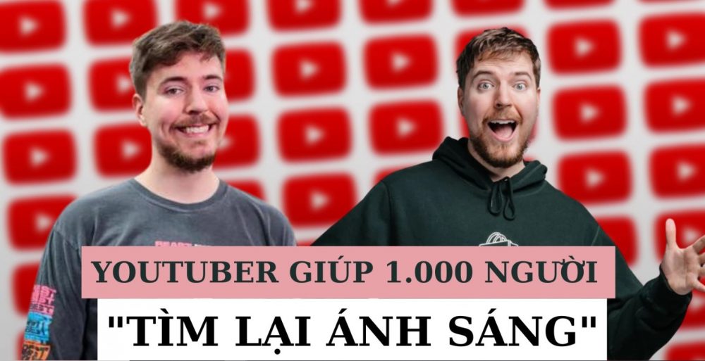 YouTuber kiếm tiền nhiều nhất năm đài thọ cho 1.000 người chữa khiếm thị, có cả người Việt Nam: Chữa xong còn tặng tiền và ô tô - Ảnh 1