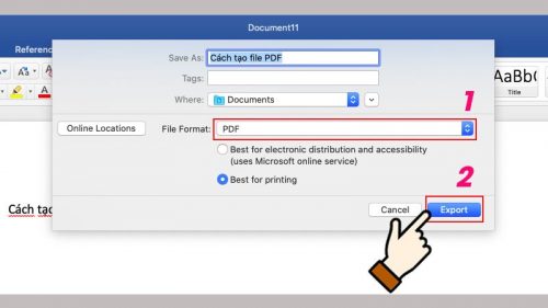 Cách tạo file PDF từ file Word, Excel, Powerpoin đơn giản dễ dàng - Ảnh 4